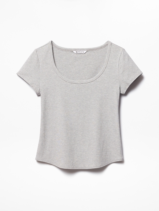 Image number 5 showing, Signature Rib Scoop Tee