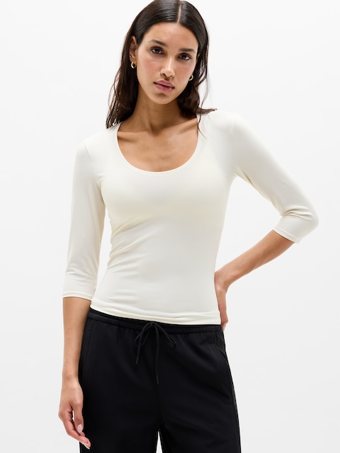 Bodymove Scoop Midi Sleeve Tee