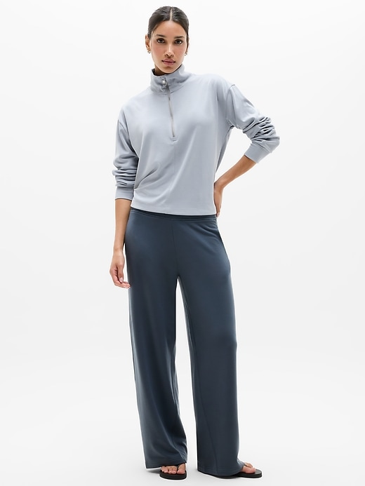 ATHLETA Lサイズ Seasoft Classic 1/4 Zip Sweatshirt | Athleta