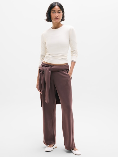 Seasoft Mid Rise Straight Pant
