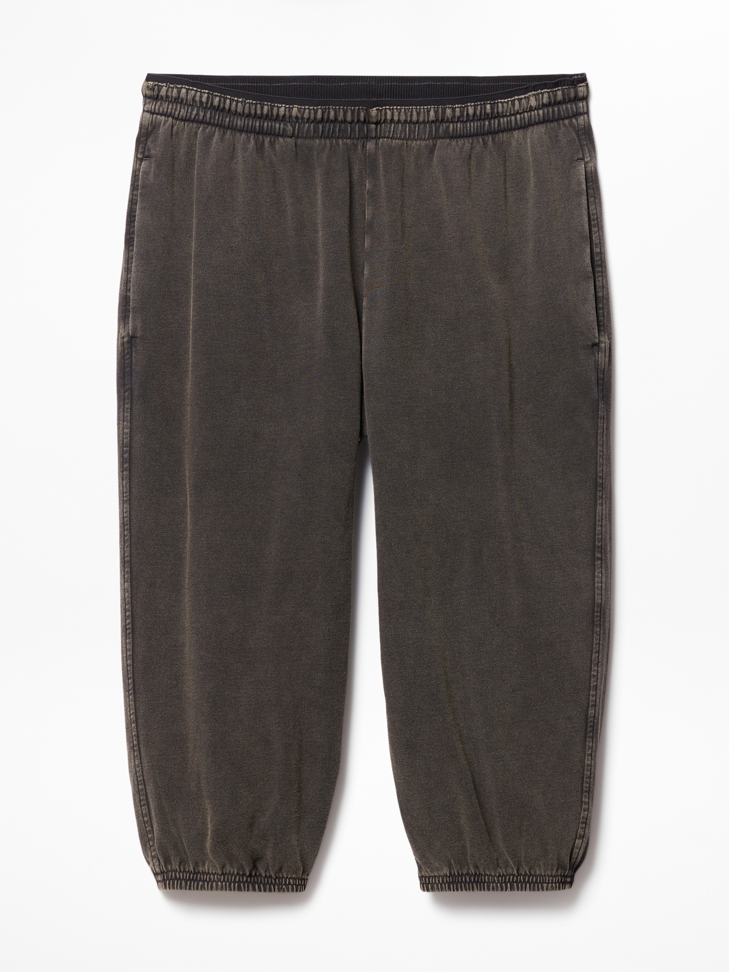 Airy Cotton Terry Snow Wash Capri