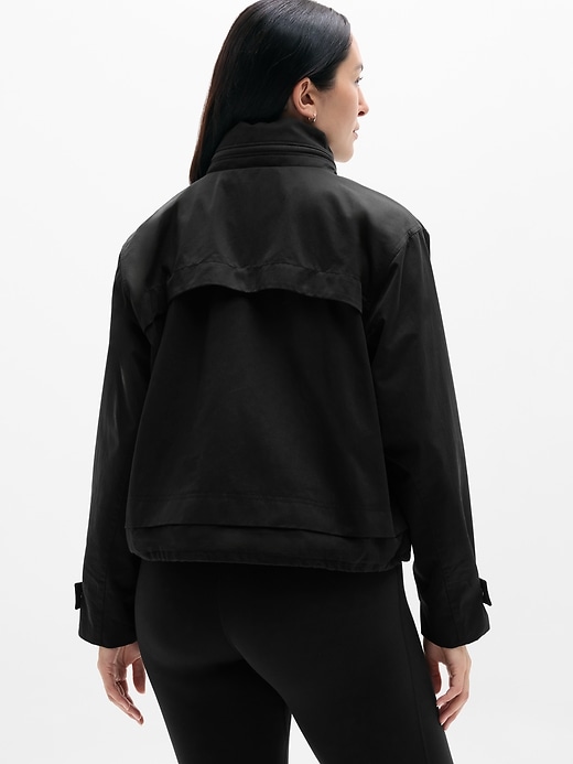 ATHLETA フード付きダウンジャケット L 黒 Daymaker Jacket | Athleta