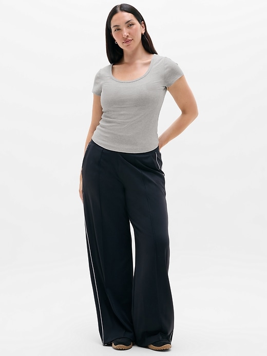 Image number 5 showing, Signature Rib Scoop Tee