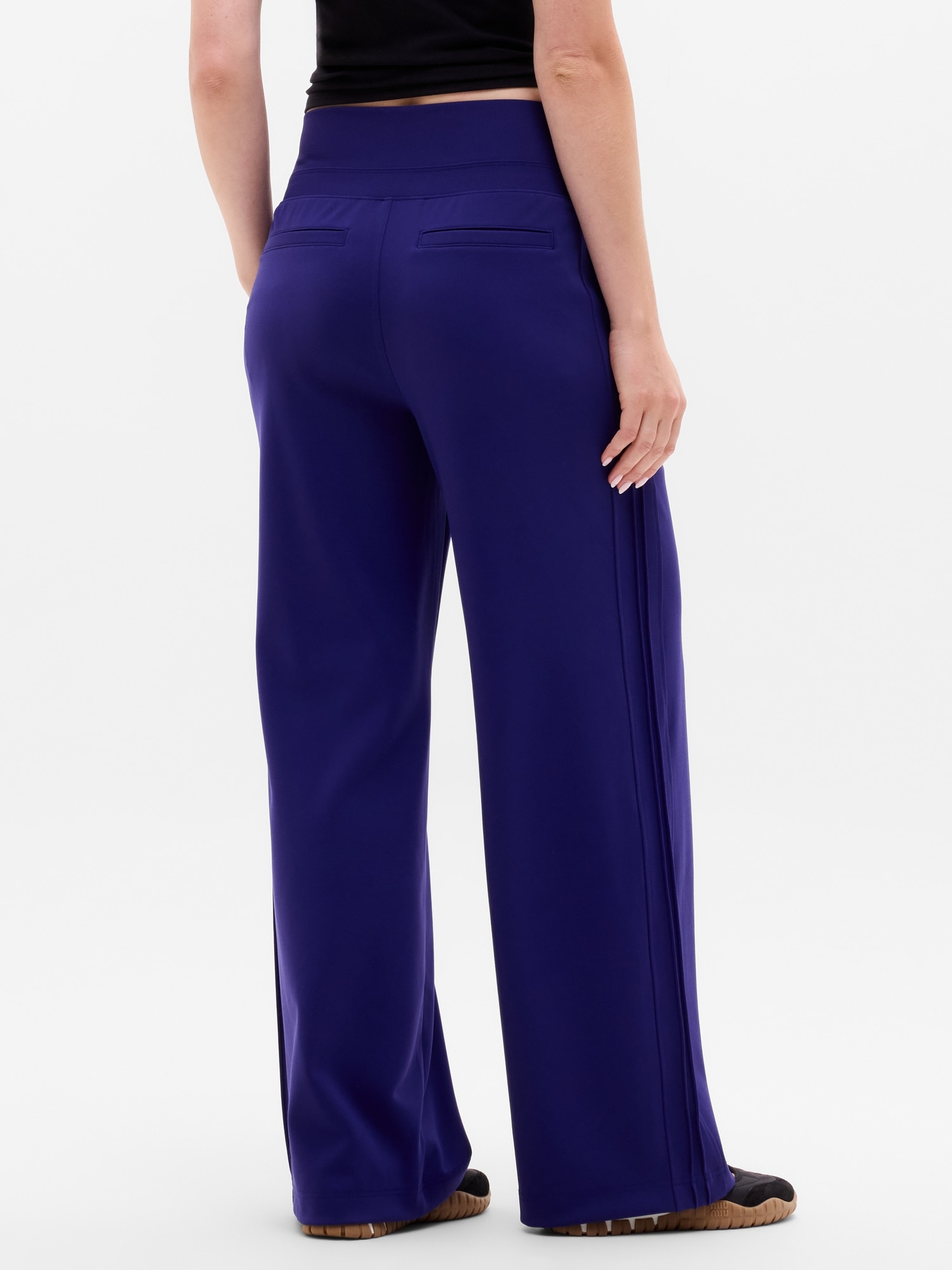 Venice Pintuck High Rise Wide Leg Pant