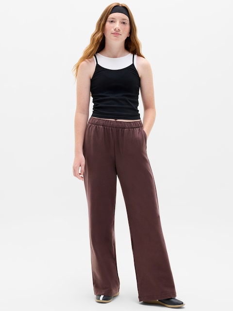 Athleta Girl All Day Wide Leg Terry Pant