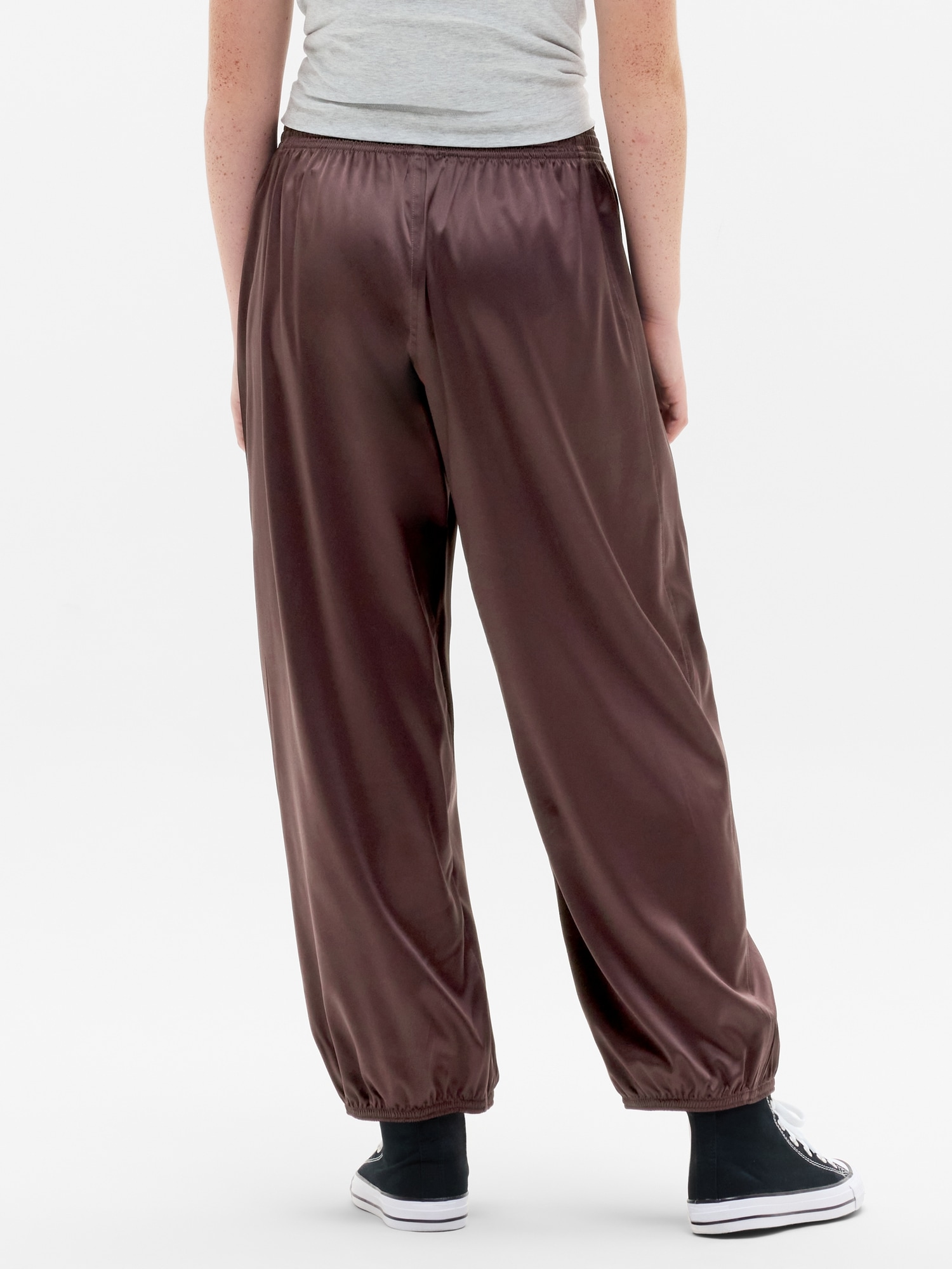 Athleta Girl Run Free Satin Bubble Pant