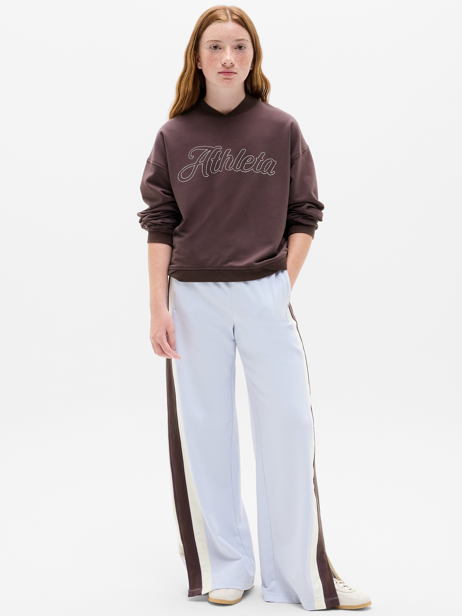 Athleta Girl All Day Varsity Sweatshirt
