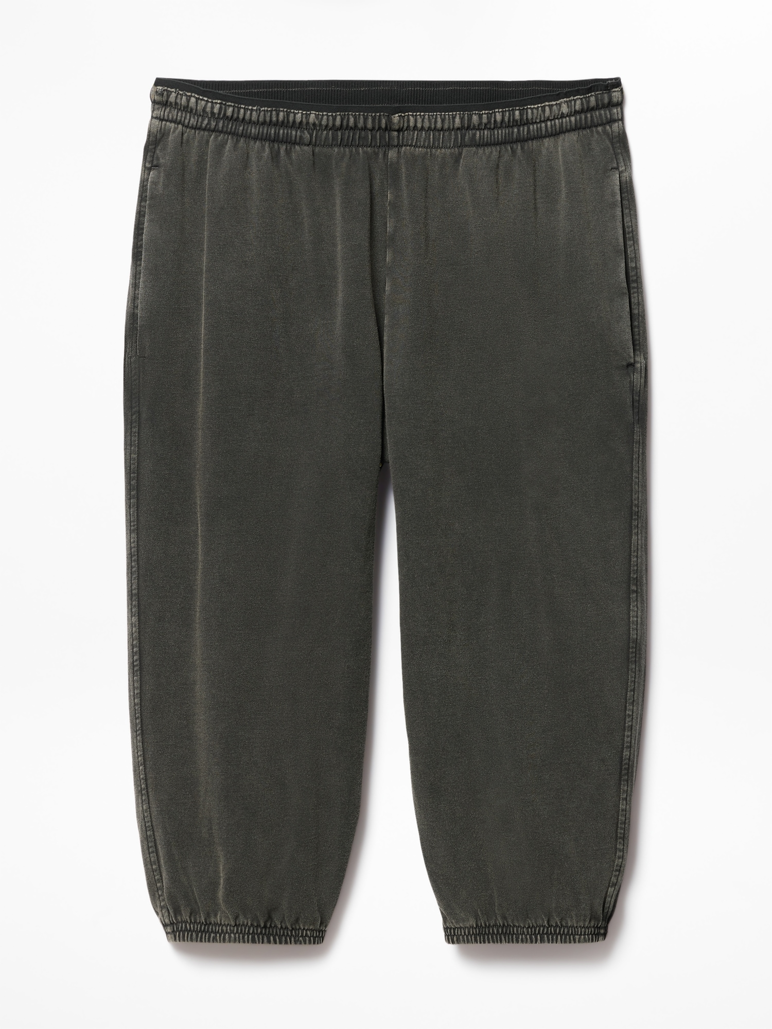 Airy Cotton Terry Snow Wash Capri