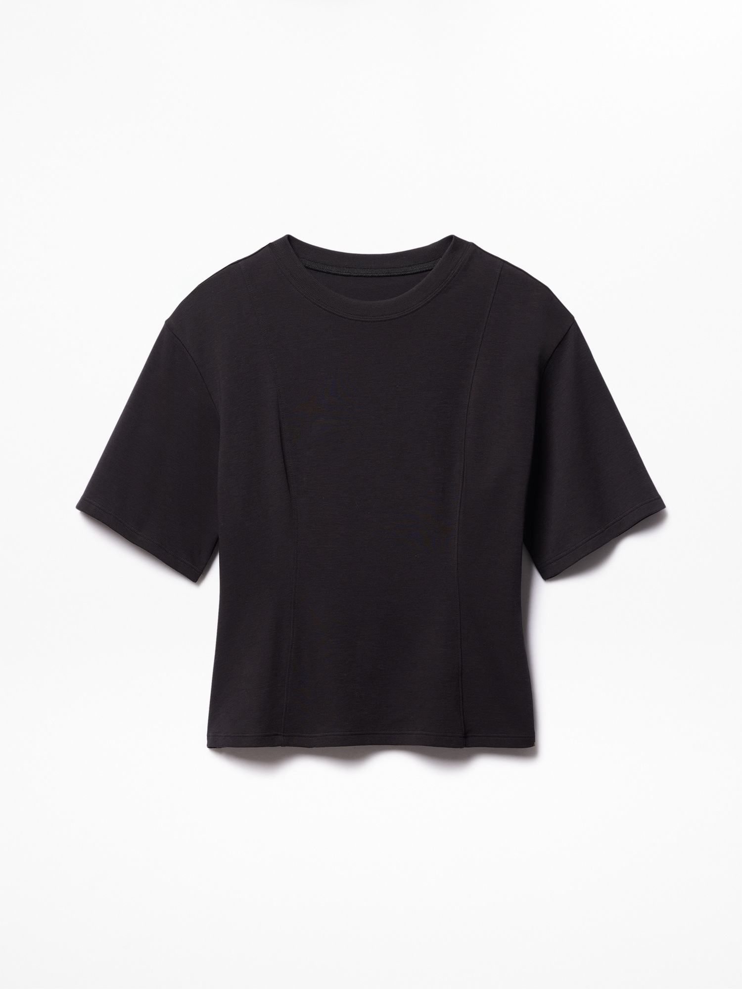 Женская футболка Athleta Wishful Cotton, цвет: Чёрный — фото 6