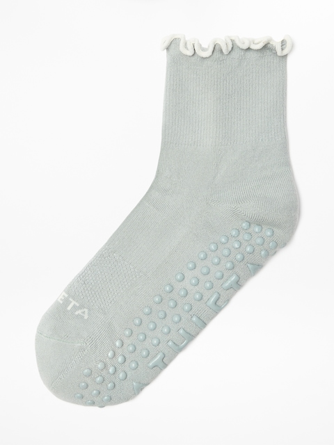 Ruffle Grip Sock