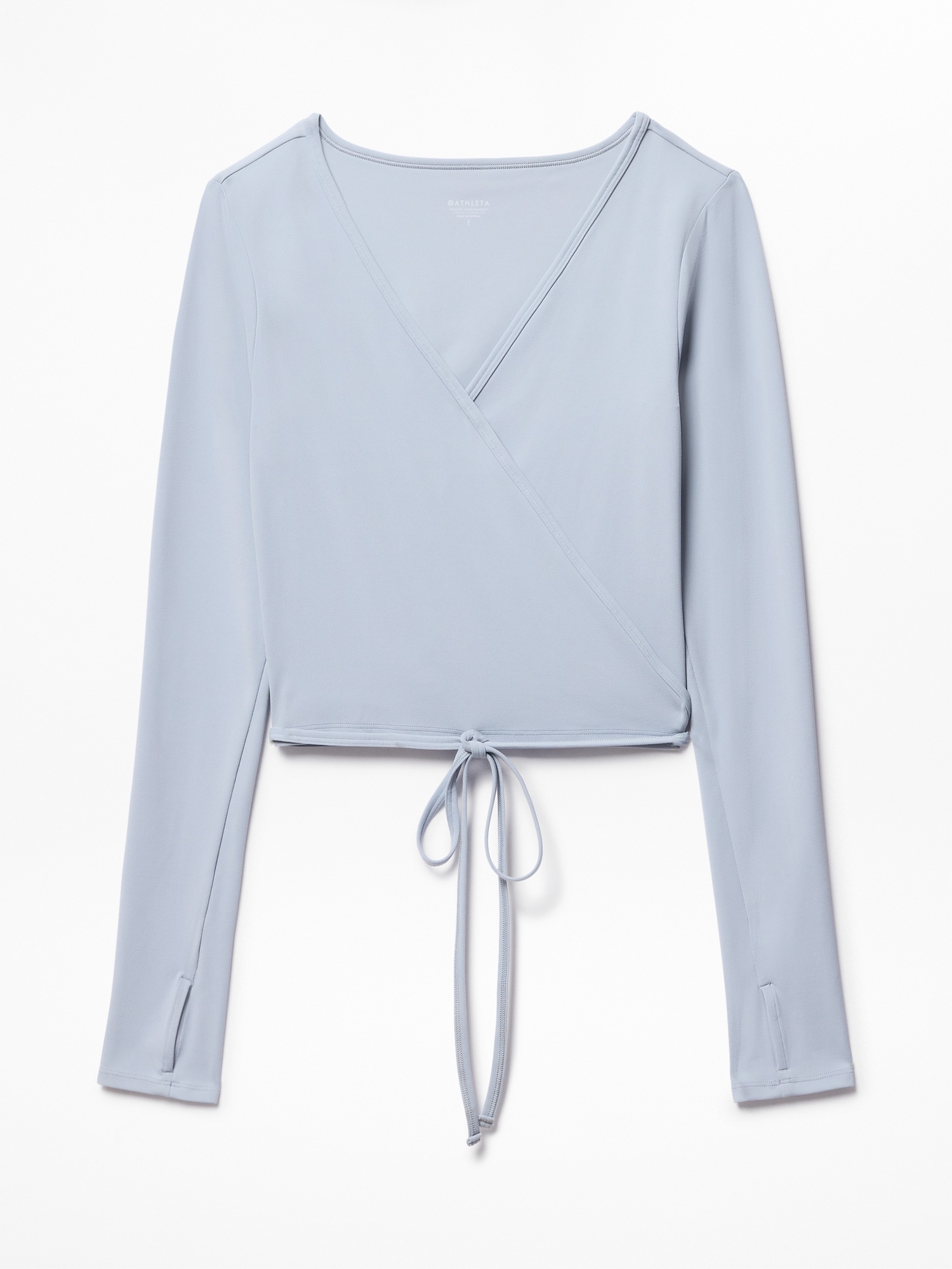 Transcend Wrap Crop Top