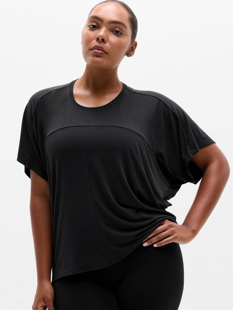 Move With Ease Draped Tee