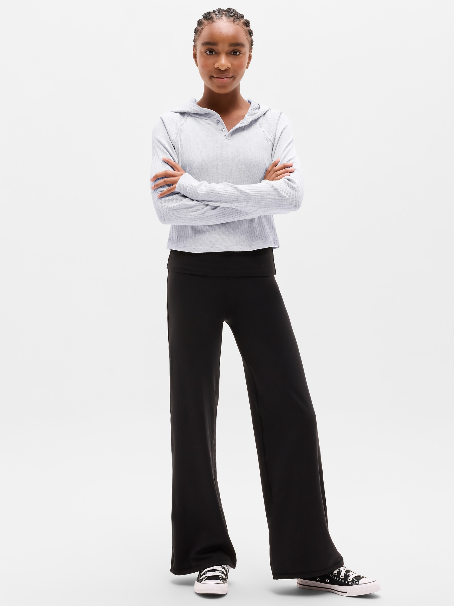 Athleta Girl Right Moves Layering Hoodie