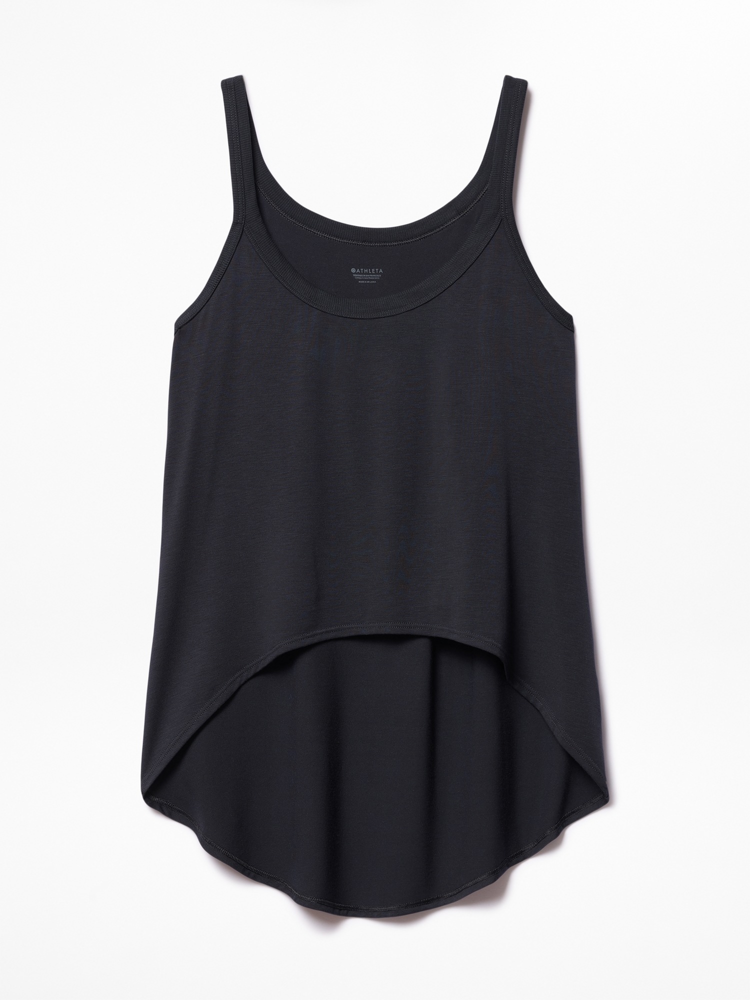Женский топ Athleta Move With Ease Scoop, цвет: Чёрный — фото 6