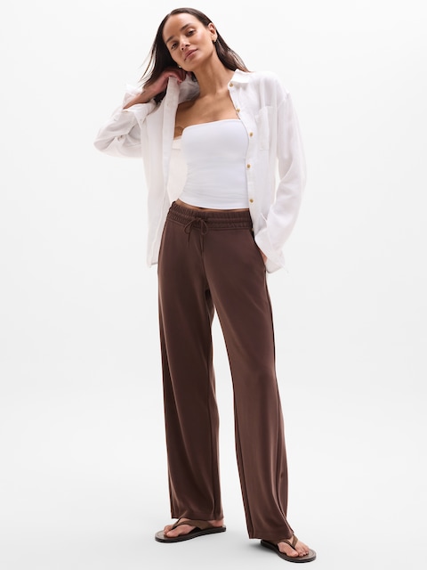 Seasoft Mid Rise Straight Pant