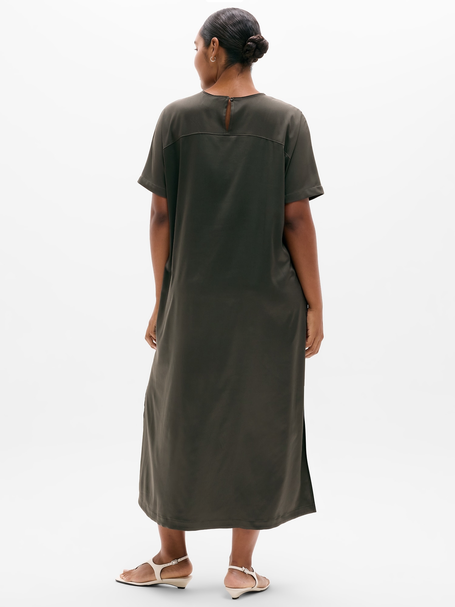 Featherweight Satin Dress