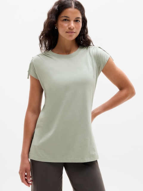 Favorite Cotton Cinched Tee