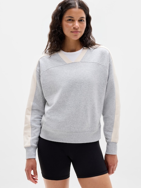 Forever Fleece V-Neck Sweatshirt