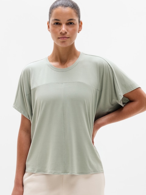 Move With Ease Draped Tee