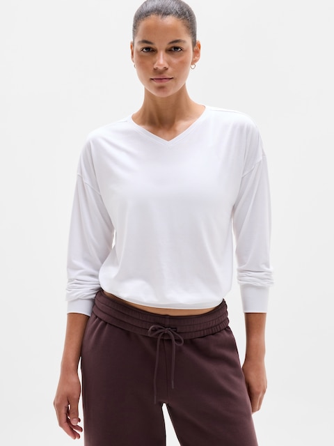 Move With Ease V-Neck Top