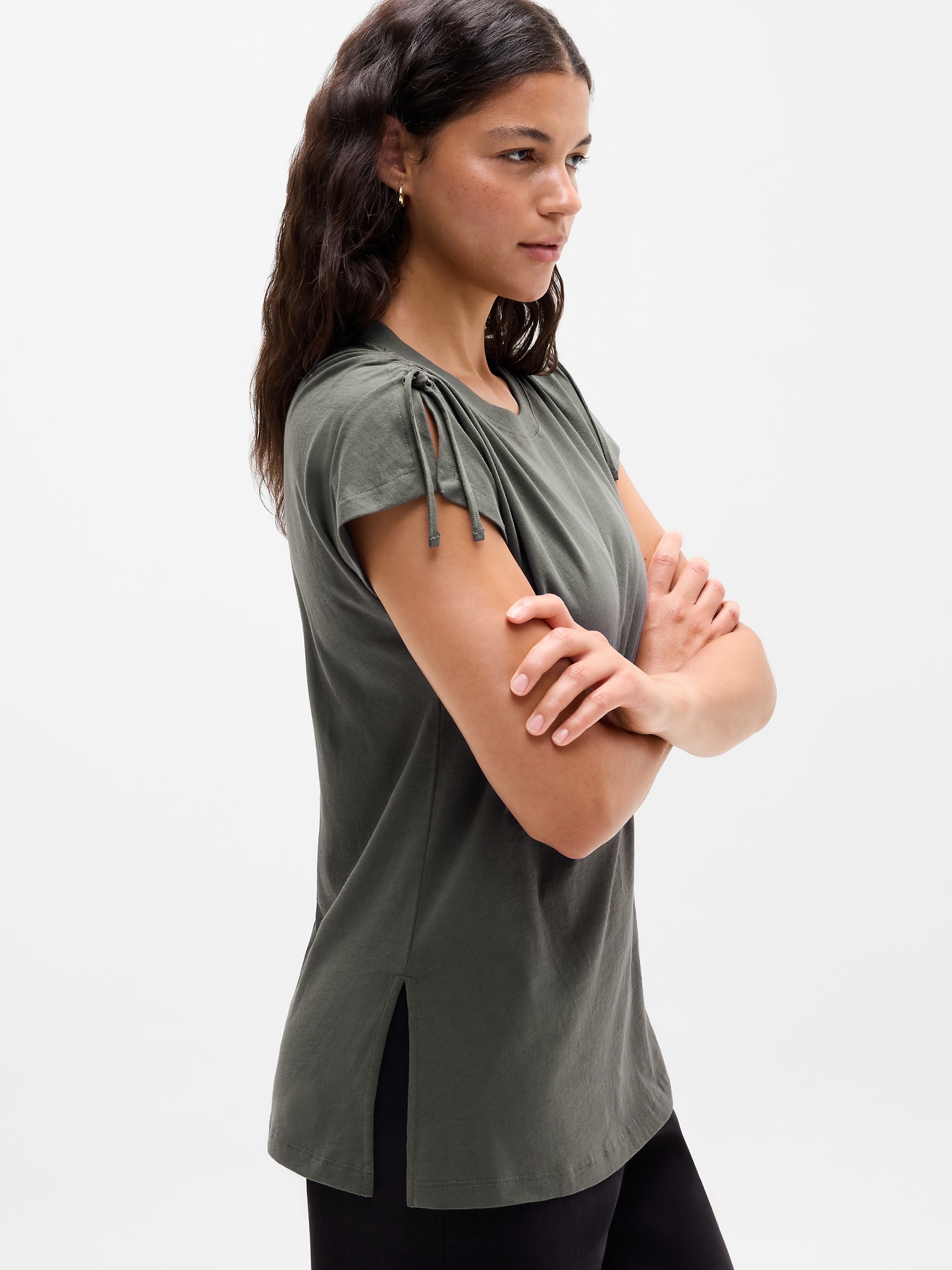 Favorite Cotton Cinched Tee
