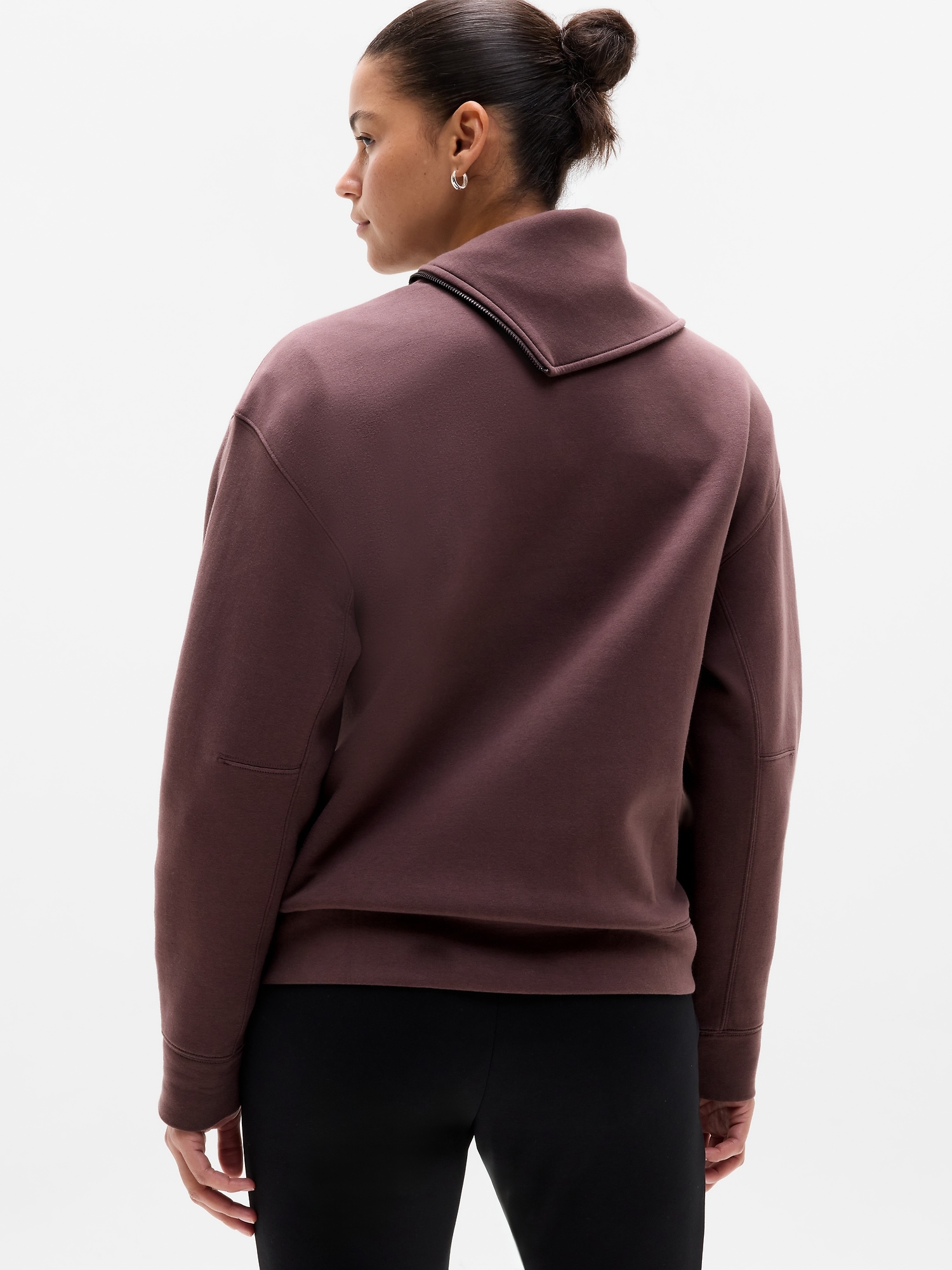 Form Knit Shawl Collar Sweatshirt