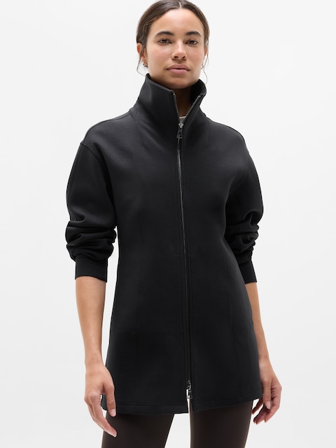 Form Knit Seamed Full Zip