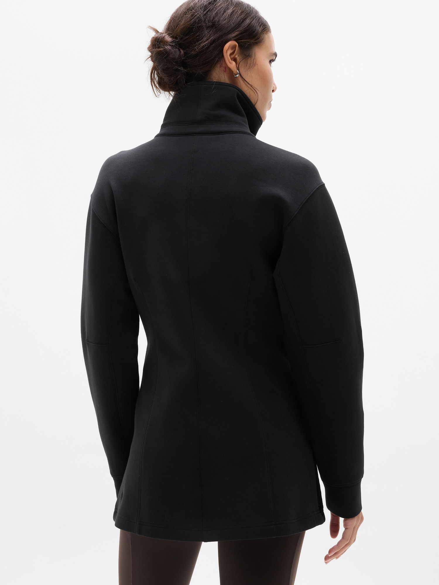 Form Knit Seamed Full Zip
