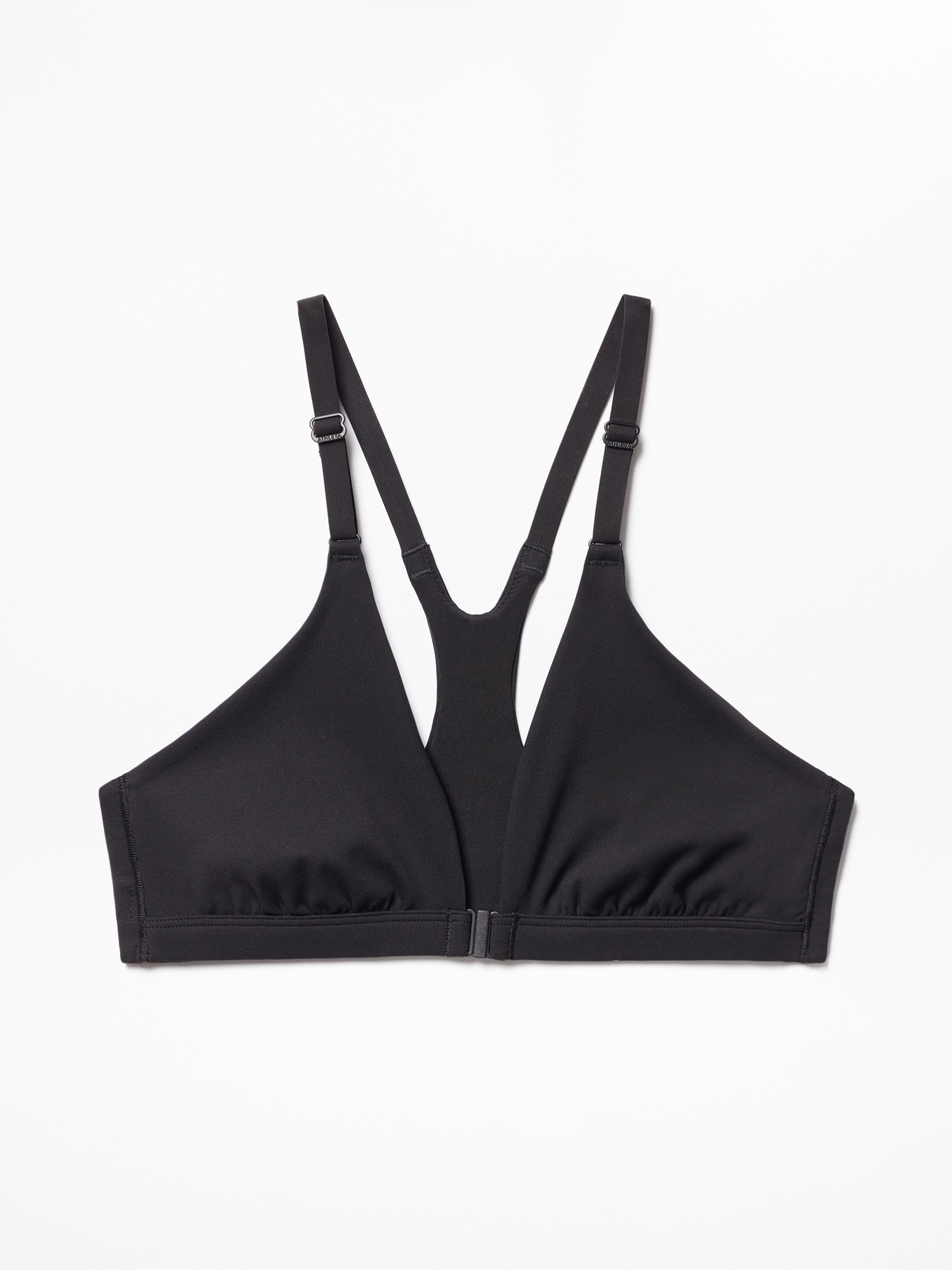 Бралетт BodyMove A-C, застёжка спереди — Athleta, цвет: Чёрный — фото 3