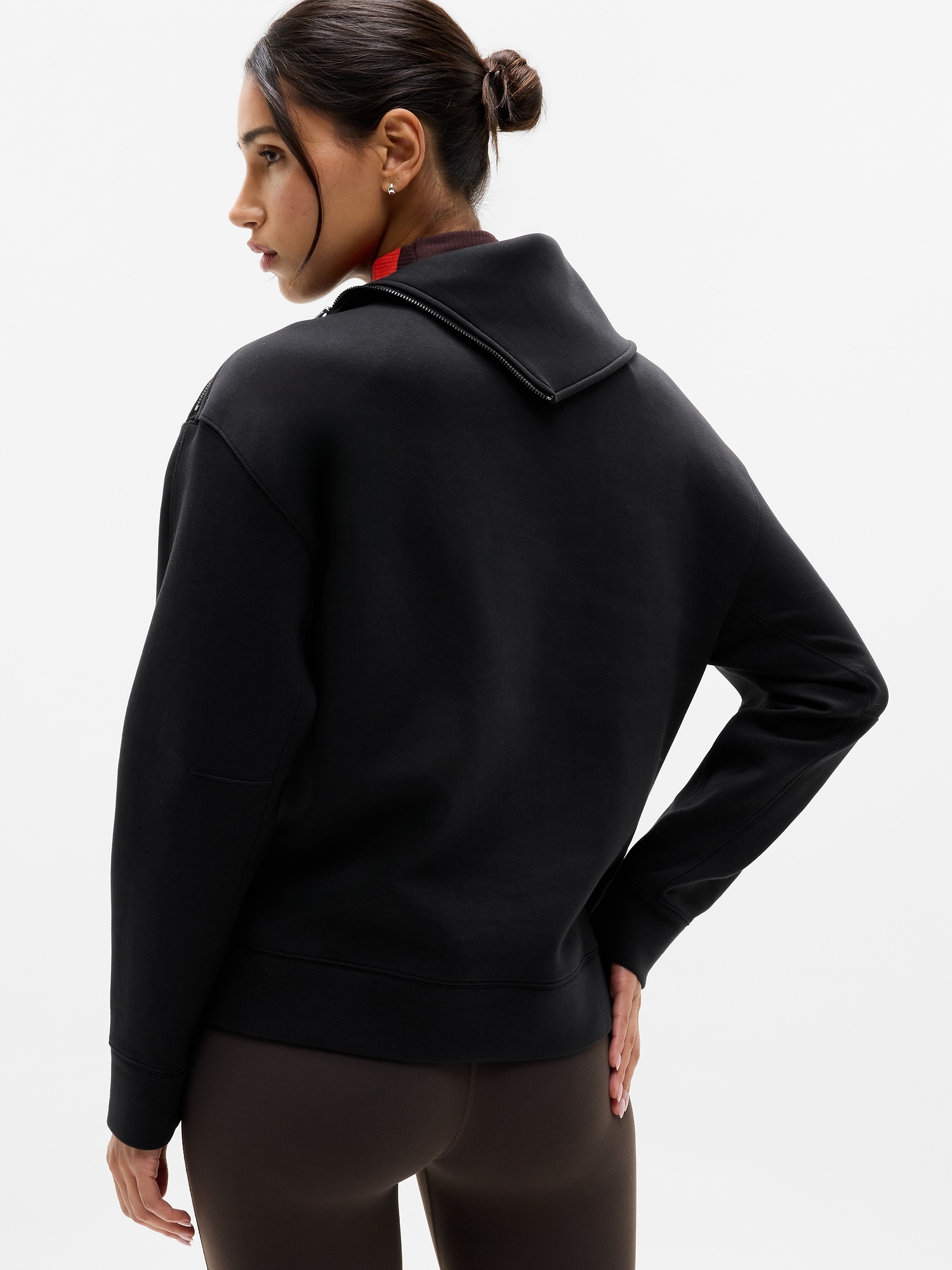 Form Knit Shawl Collar Sweatshirt