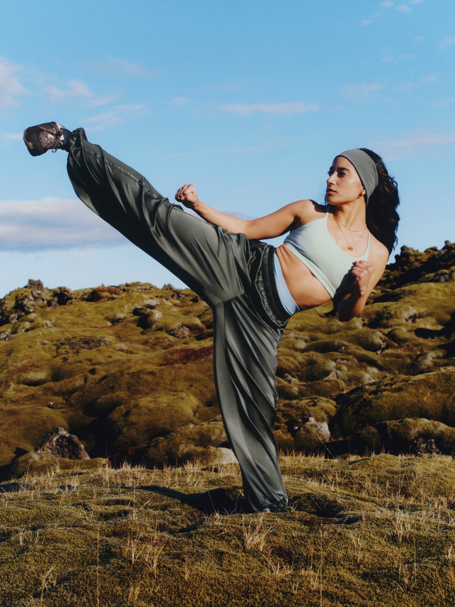 Featherweight Satin Pant