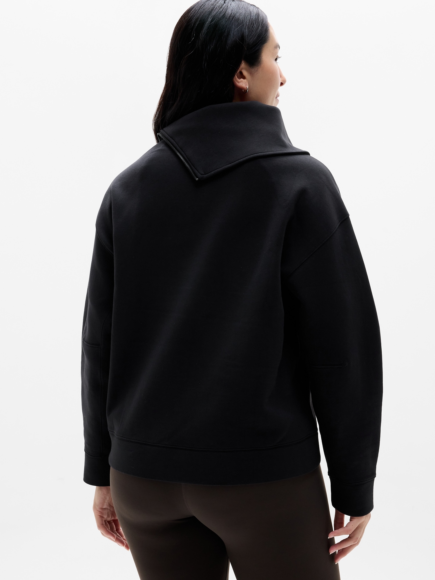 Form Knit Shawl Collar Sweatshirt