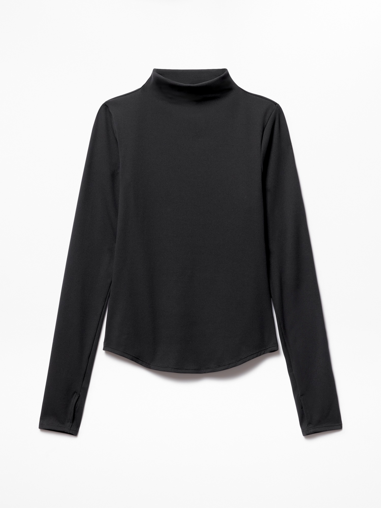 Женский топ Athleta BodyMove Mock Neck, цвет: Чёрный — фото 6