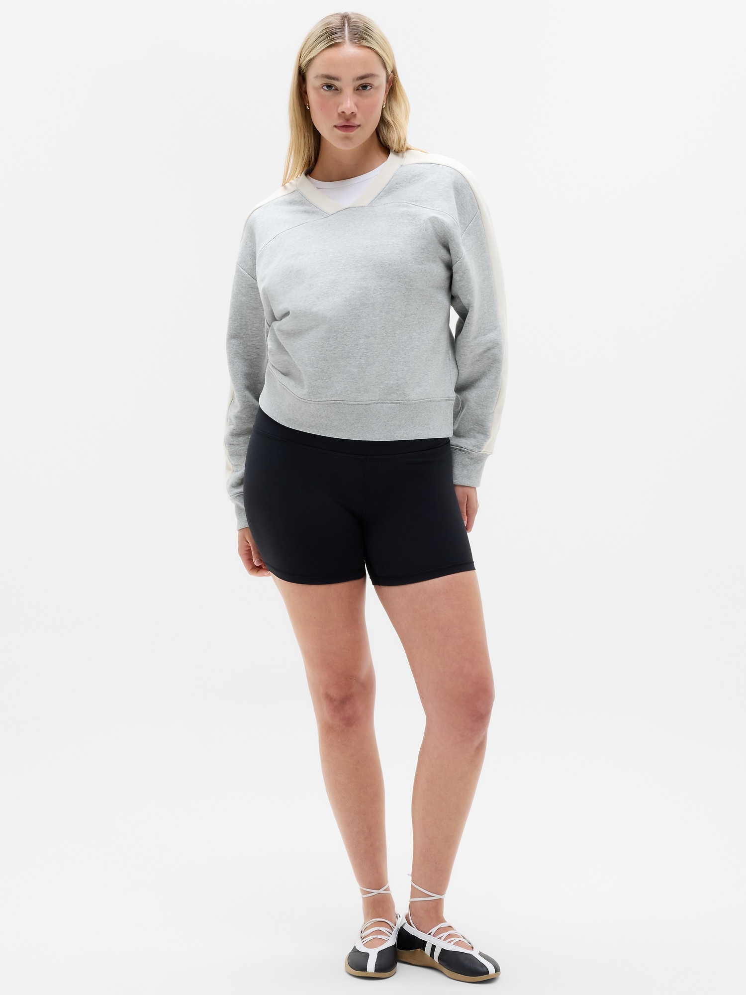 Forever Fleece V-Neck Sweatshirt