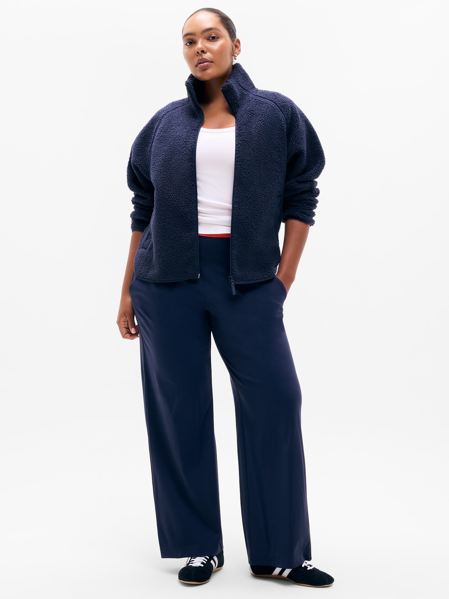 Athleta In The Clouds Jacket In Navy