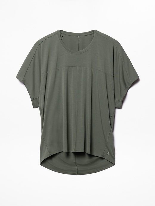 Move With Ease Draped Tee | Athleta