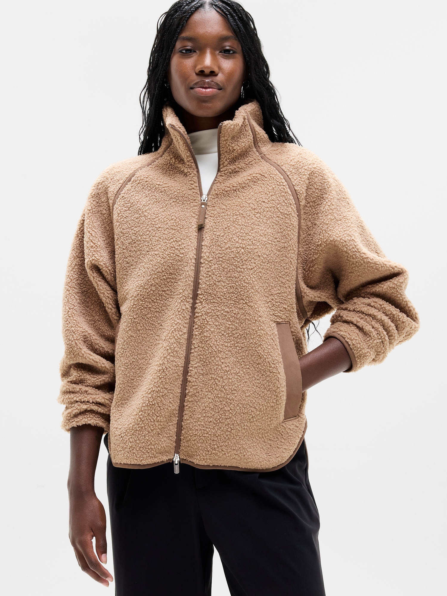 Athleta In The Clouds Jacket In Savanna