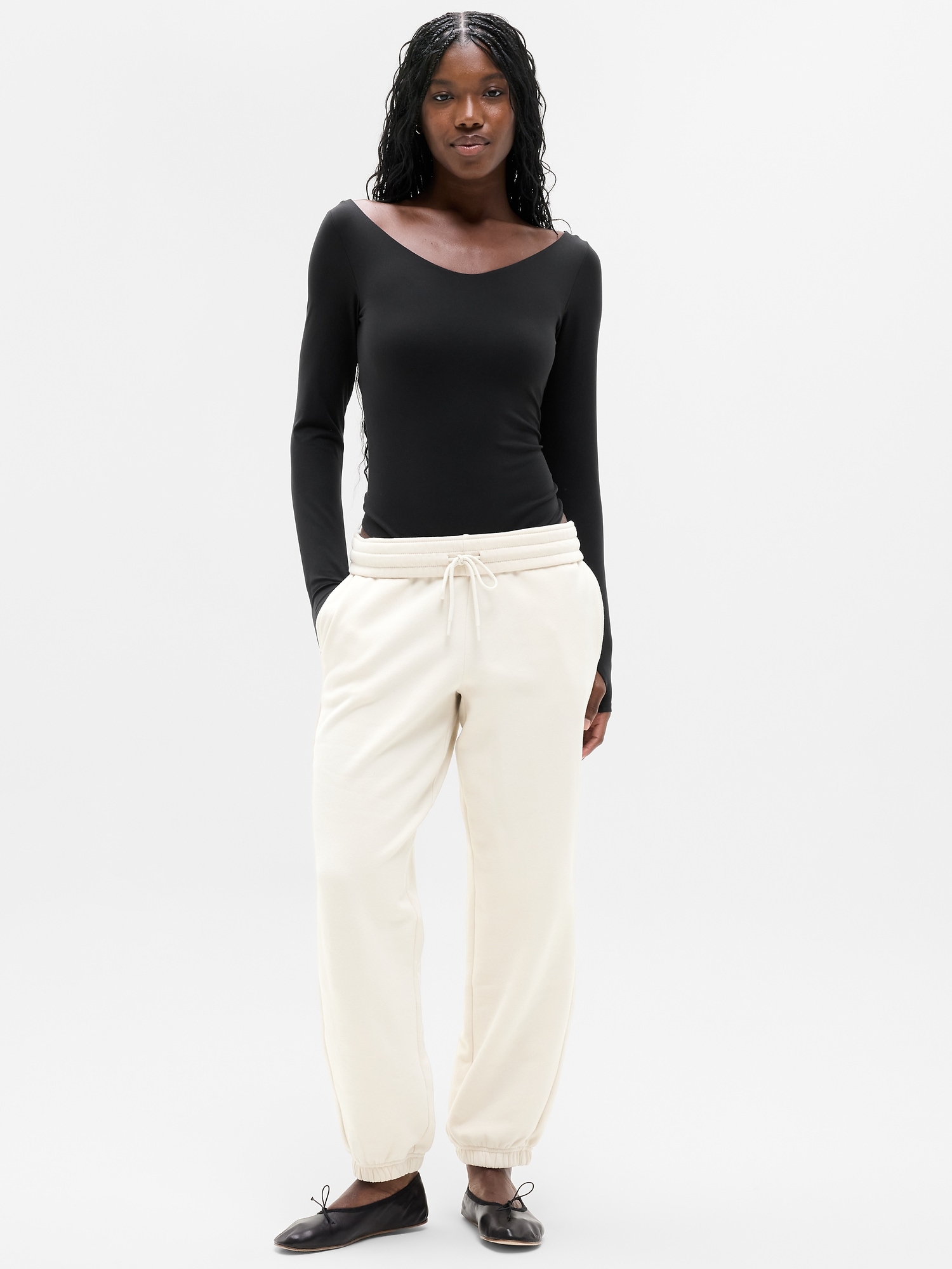 BodyMove V-Neck Long Sleeve Bodysuit