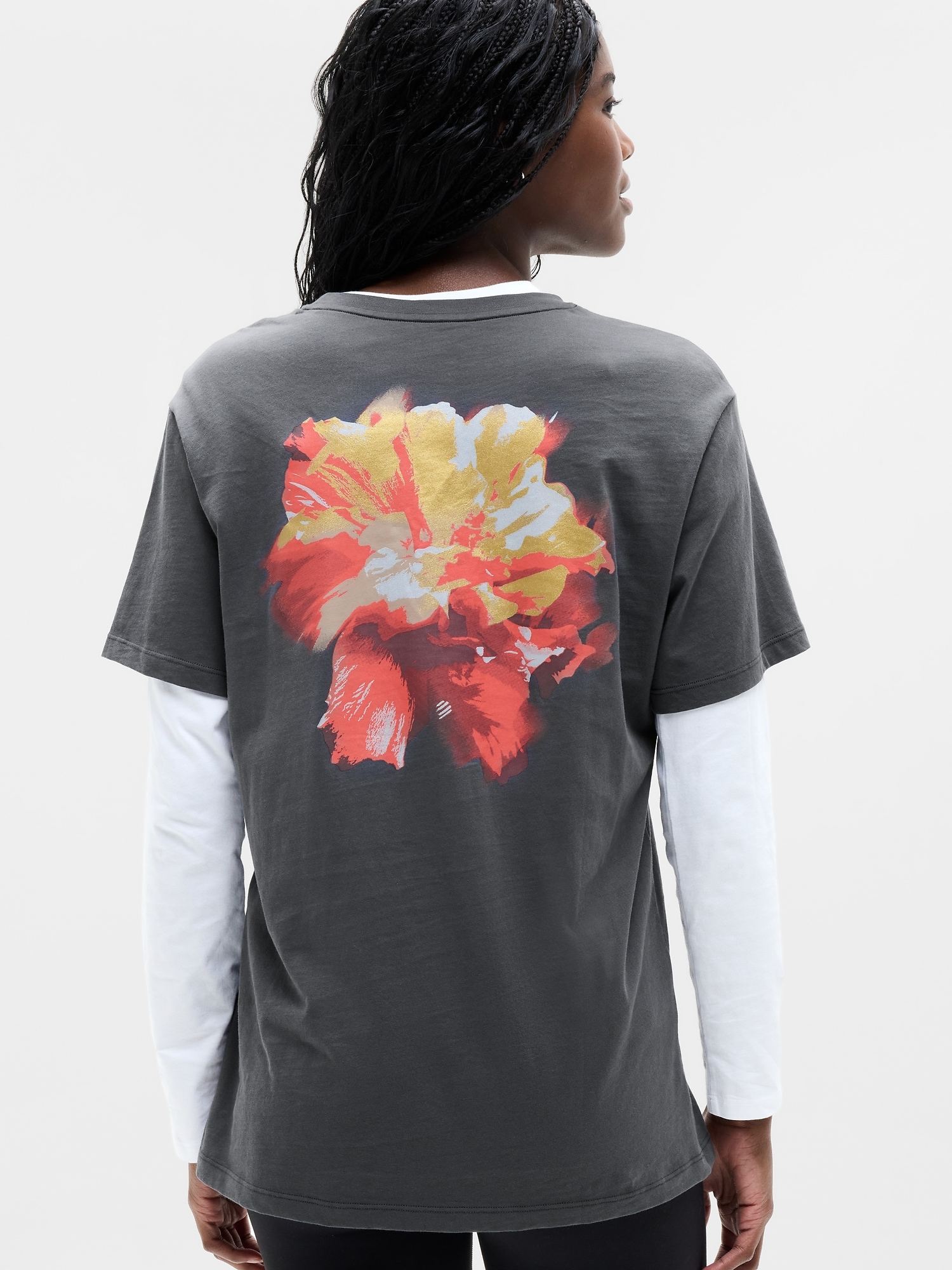 Favorite Cotton Relaxed Graphic Tee