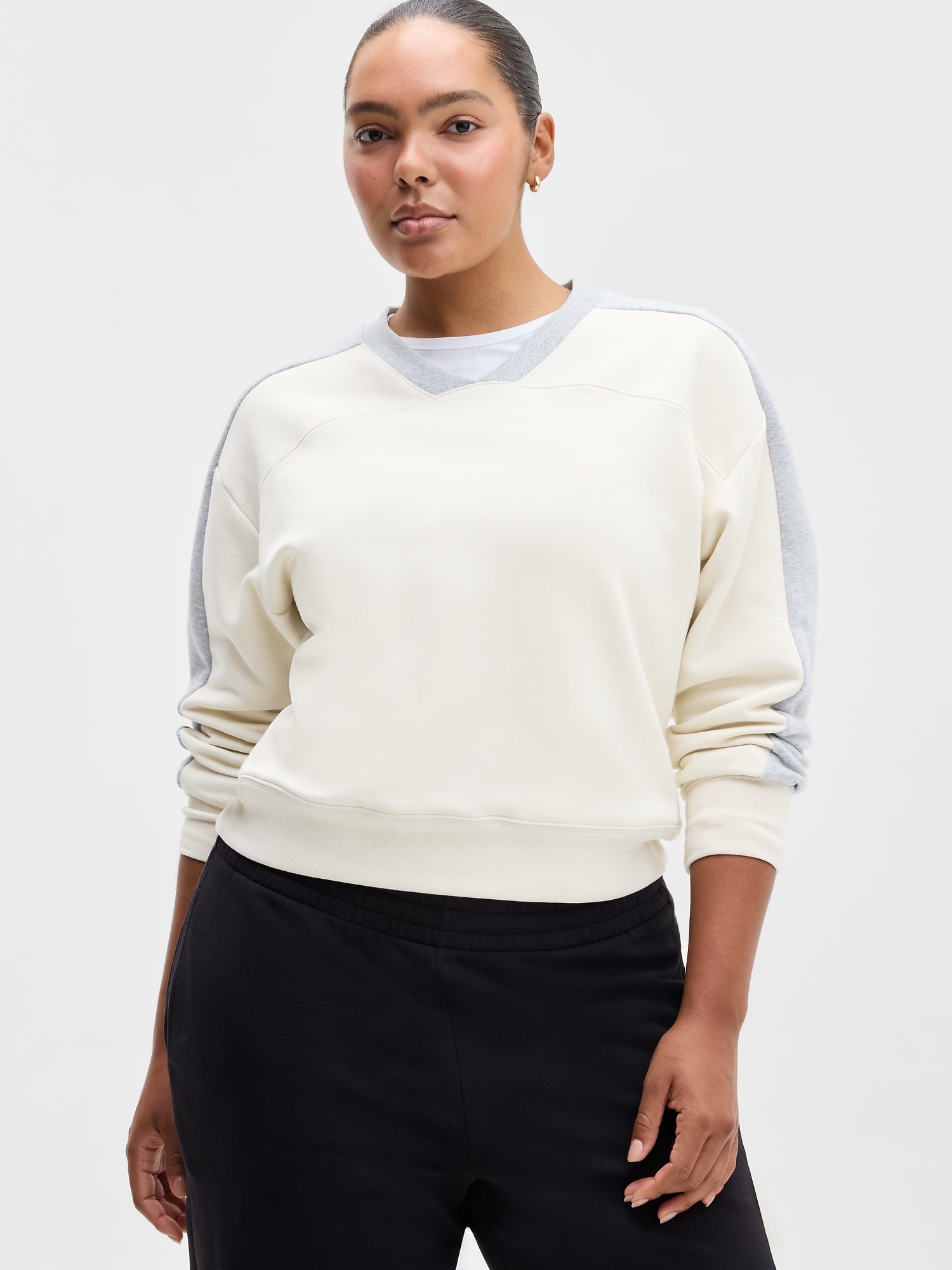 Forever Fleece V-Neck Sweatshirt