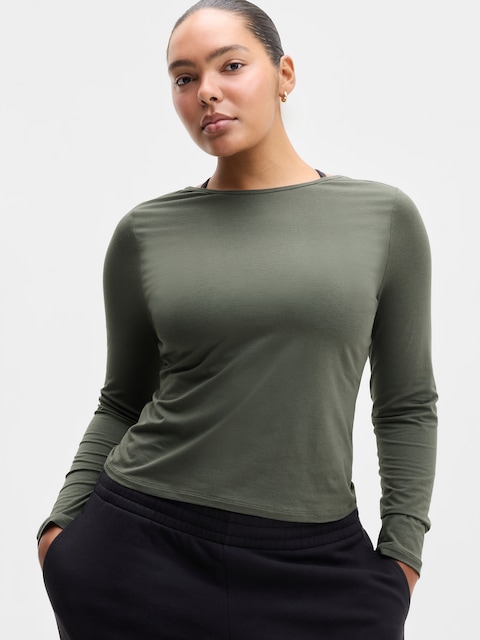 Foundation Scoop Back Top