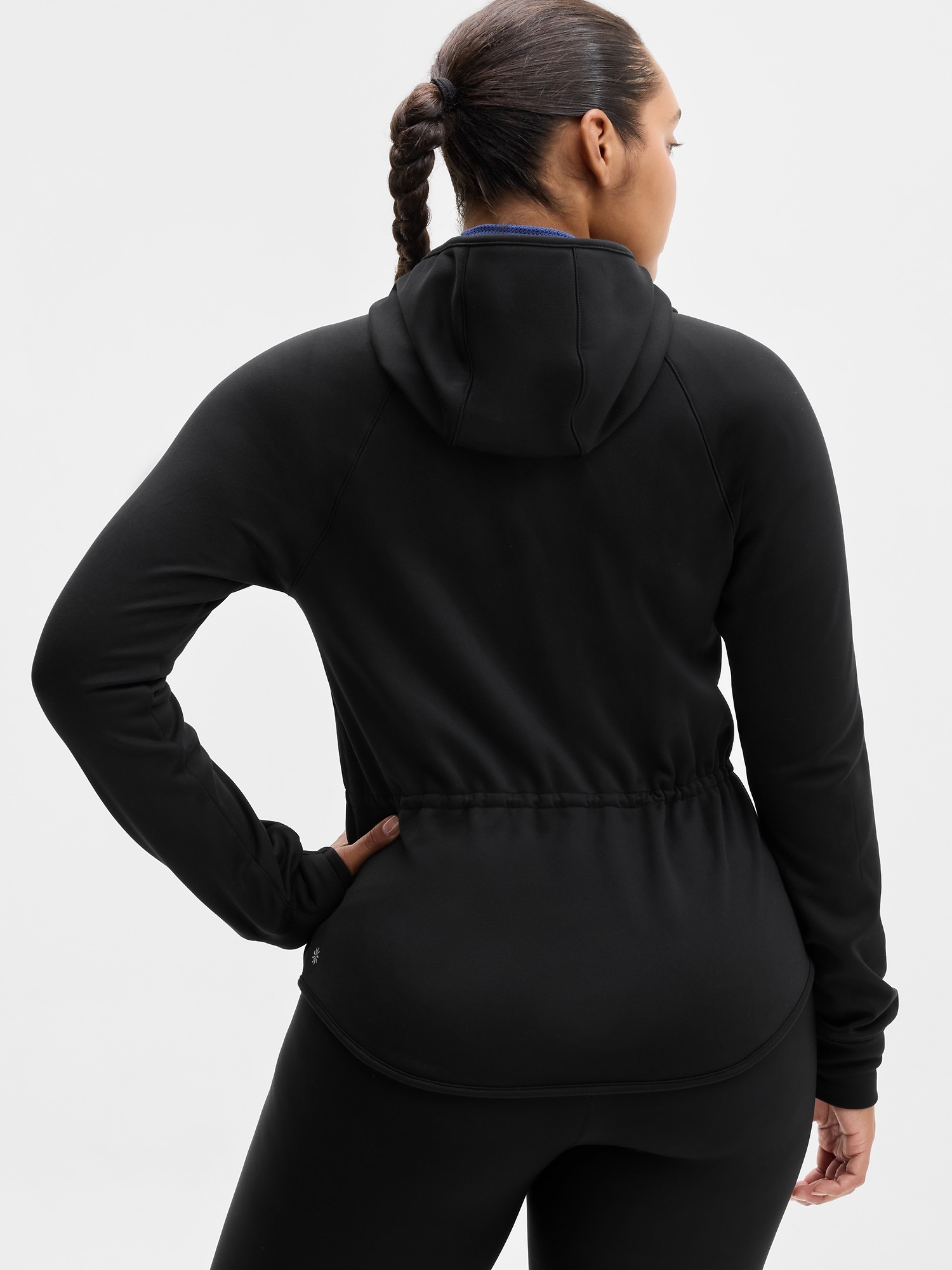 Женская куртка Athleta Unstoppable Full Zip, цвет: Чёрный — фото 3