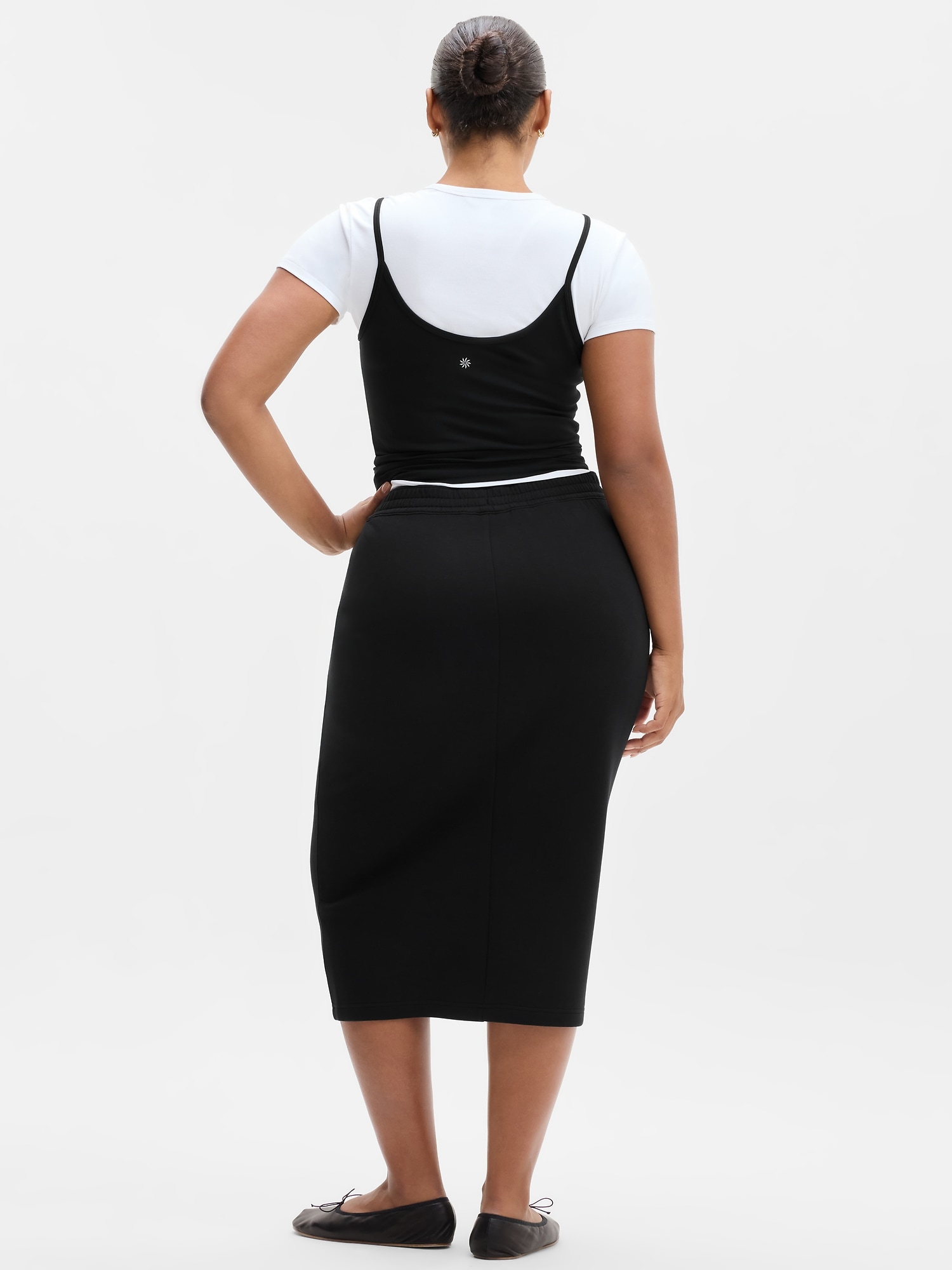Form Knit Midi Skirt