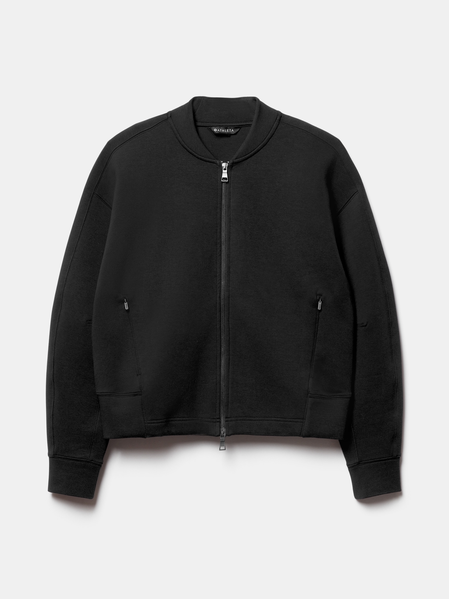 Form Knit Bomber Sweatshirt
