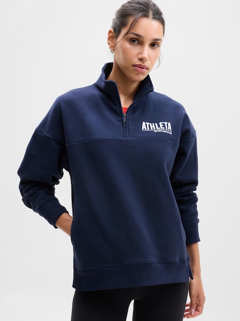 Forever Fleece 1/4 Zip Graphic 001