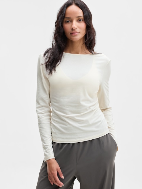 Foundation Scoop Back Top