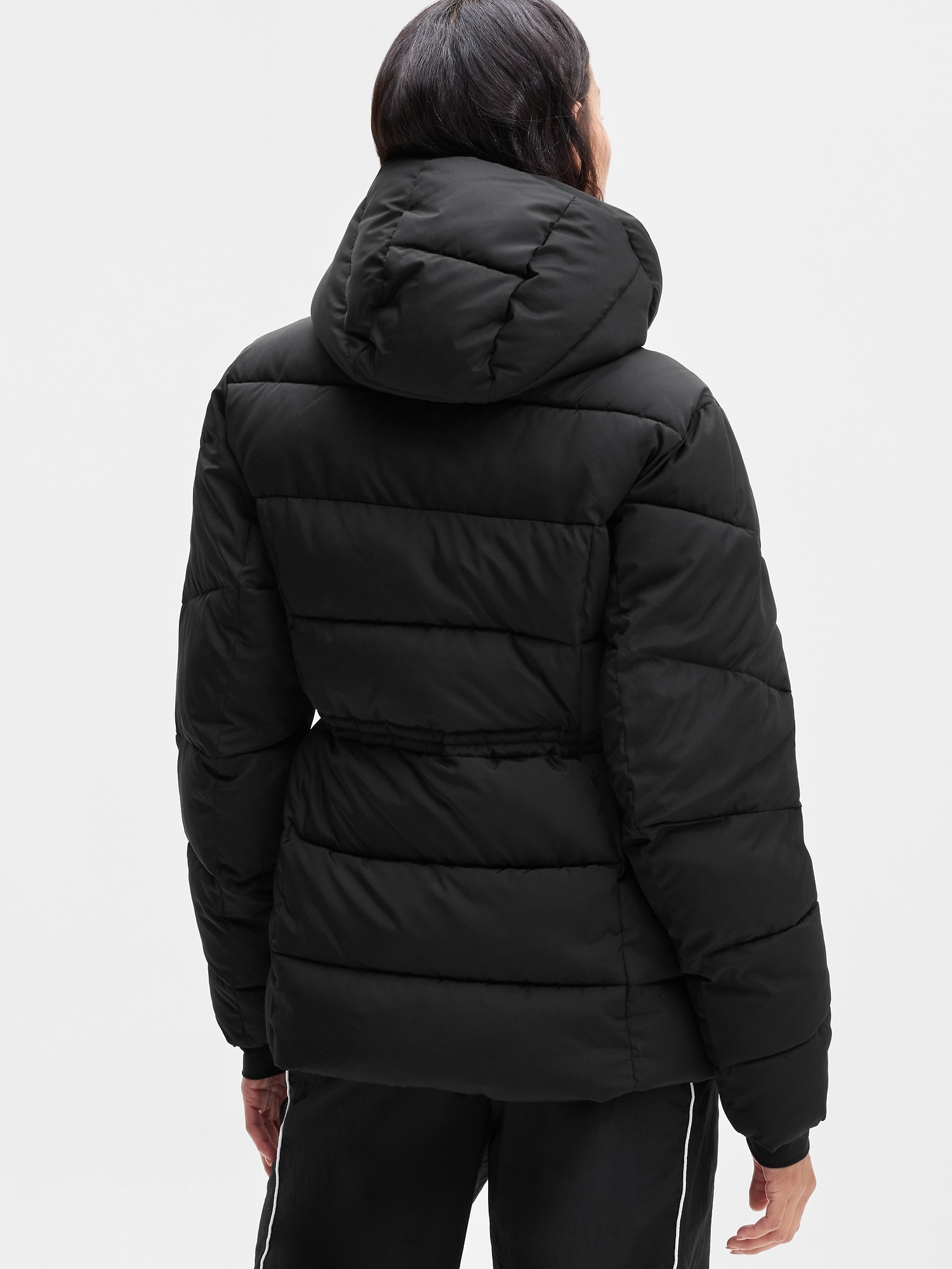 Женская куртка Athleta Elemental Puffer, цвет: Чёрный — фото 3
