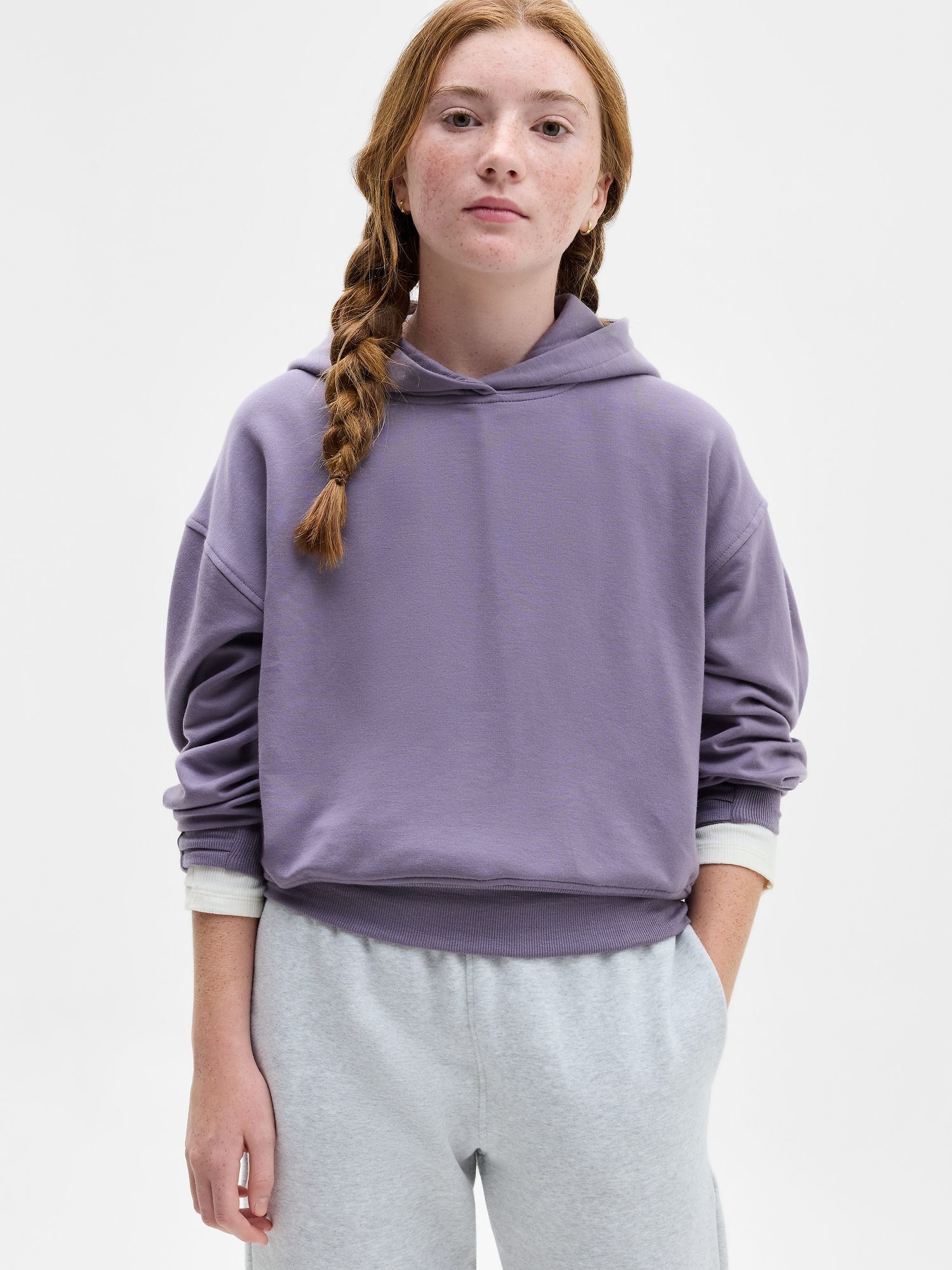 Athleta Girl Coaster Luxe Balloon Sleeve Hoodie