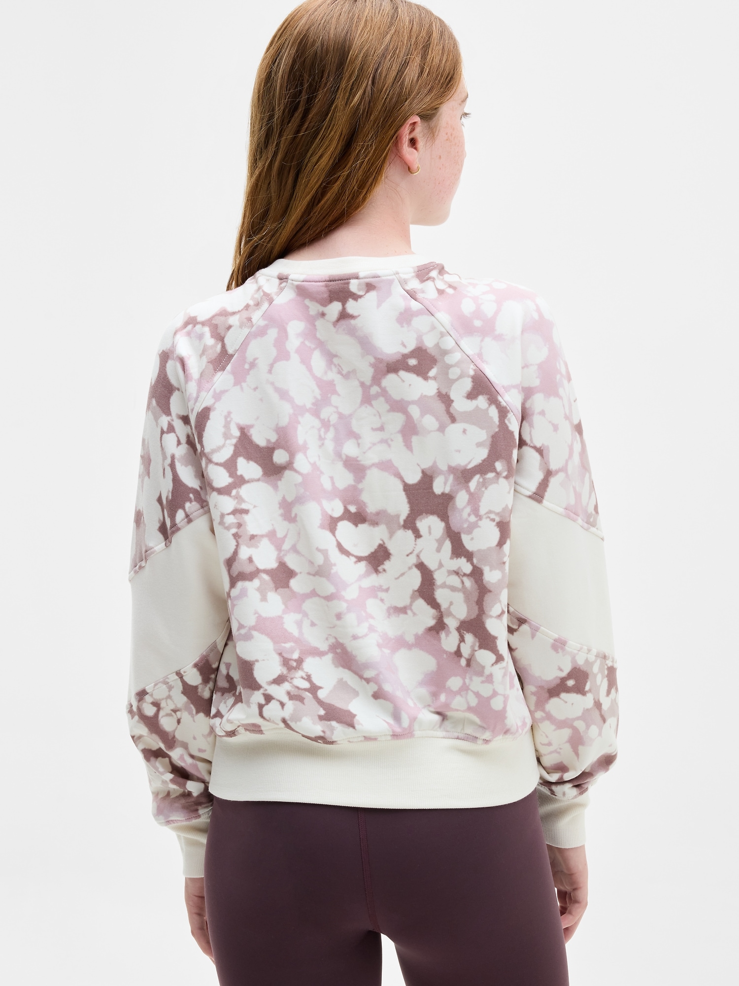 Athleta Girl Coaster Luxe Print Sweatshirt