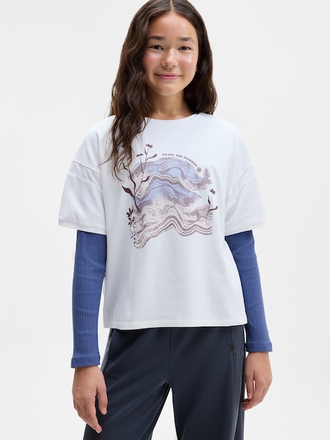 Athleta Girl Right Moves Slouchy Tee